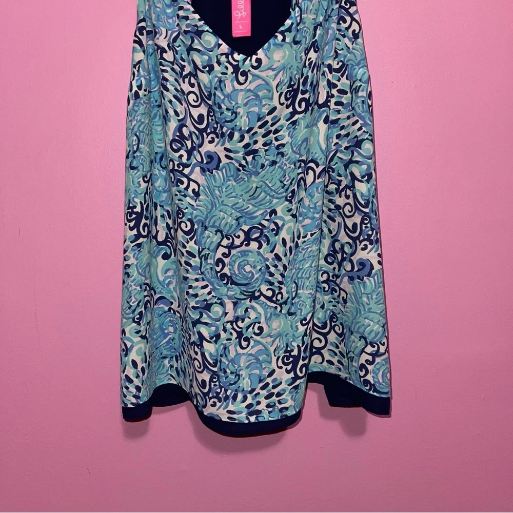 Lilly Pulitzer Tank Top Women’s Size Large‎ Reversible Dusk V-Neck Cami - Picture 8 of 13
